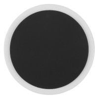 MEMO ROUND, stoneware magnet, white