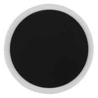 MEMO ROUND MATT, stoneware magnet, white