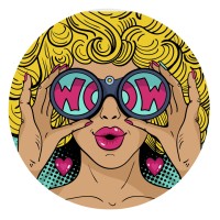 MEMO ROUND MATT, stoneware magnet, white