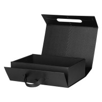 PACCO PLUS, self-folding gift box with mechanism black