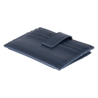 SLIP, genuine leather card holder, 8/1, blue