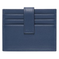 SLIP, genuine leather card holder, 8/1, blue