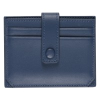 SLIP, genuine leather card holder, 8/1, blue