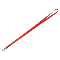 LANY 10, lanyard for id cards, 10 mm, red