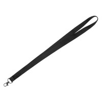 LANY 20, lanyard for id cards, 20 mm, black