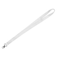 LANY 20, lanyard for id cards, 20 mm, white
