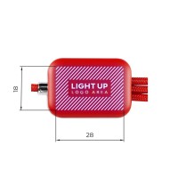 ODON 3IN1, usb charging cable 3 in 1, red