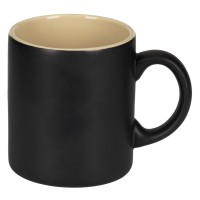 FARO, stoneware mug, 280 ml, black