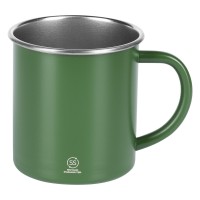 ZEPPELIN, metal mug, 400 ml, green