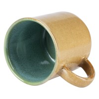 ALLEGRA, stoneware mug, 300 ml, green