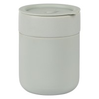 JONA, stoneware mug with silicone cover, 340 ml, gray