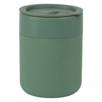 JONA, stoneware mug with silicone cover, 340 ml, green