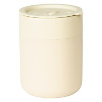 JONA, stoneware mug with silicone cover, 340 ml, beige
