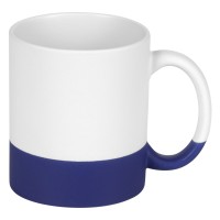 BIANCA, stoneware sublimation mug, 325 ml, royal blue