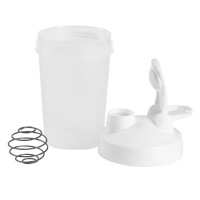 BOOSTER, water bottle shaker, 500 ml, white