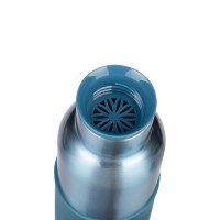 MATADOR, vacuum insulated bottle with silicone sleeve, 500 ml, blue
