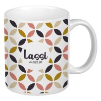 LASSI, stoneware sublimation mug, 325 ml, white