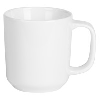 MOKA, fine stoneware mug, 275 ml, white