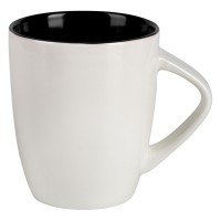 LILLY, fine stoneware mug, 300 ml, black