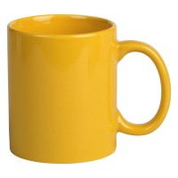 BARTON, stoneware mug, 325 ml, yellow