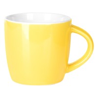BERRY, stoneware mug, 300 ml, yellow
