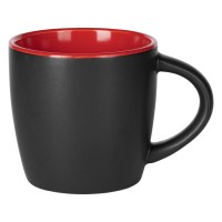 BLACK BERRY, stoneware mug, 300 ml, red