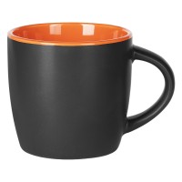 BLACK BERRY, stoneware mug, 300 ml, orange