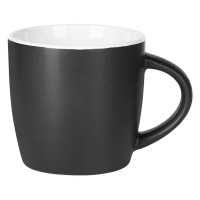 BLACK BERRY, stoneware mug, 300 ml, white