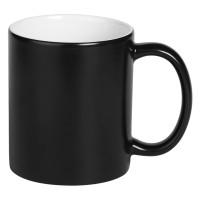 MAGIC MUG, stoneware sublimation mug, 325 ml, black