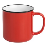 BETTY, stoneware mug, 250 ml, red