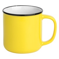 BETTY, stoneware mug, 250 ml, yellow