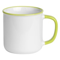 BETTY BIANCO, stoneware mug, 250 ml, kiwi