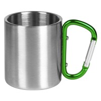 HIKE, metal mug, 200 ml, kelly green