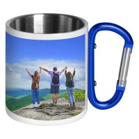 HIKE SUBLI, metal sublimation mug, 200 ml, blue
