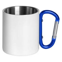 HIKE SUBLI, metal sublimation mug, 200 ml, blue