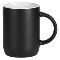 AGNES, stoneware mug, 310 ml, black