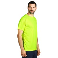 RECORD, t-shirt, 100% polyester, neon yellow