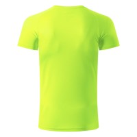 RECORD, t-shirt, 100% polyester, neon yellow