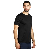 TEE, sports t-shirt, 100% polyester, black