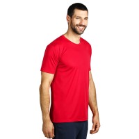 TEE, sports t-shirt, 100% polyester, red