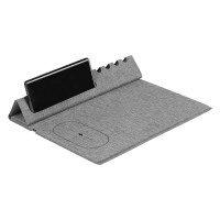 MULTI PAD, mouse pad and wireless charger 15w, gray