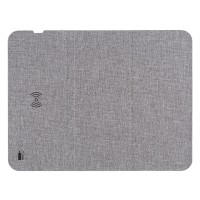 TWIST PAD, mouse pad and wireless charger 15w, gray