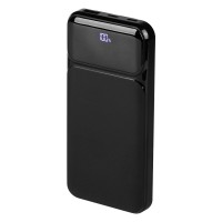 CONNECTOR, power bank, 10.000 mah, black