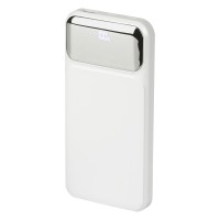 CONNECTOR, power bank, 10.000 mah, white