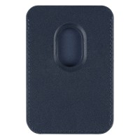 BECCO, magnetic card holder for mobile phone, blue