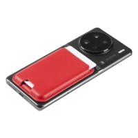 BECCO, magnetic card holder for mobile phone, red