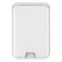 BECCO, magnetic card holder for mobile phone, white