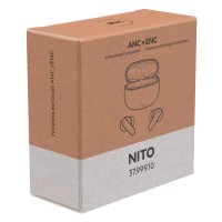 NITO, wireless stereo earbuds, black