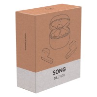 SONG, wireless stereo earbuds, black