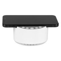 RENNE, wireless speaker 3w, wireless charger 15w, with 6 relaxing sleep melodies, white